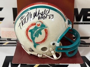Paul Warfield Autographed Miami Dolphins Mini Football Helmet