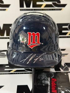 Luis Rivas Autographed Minnesota Twins Mini Baseball Batting Helmet