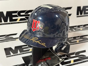 Michael Restrovich Autographed Minnesota Twins Mini Baseball Batting Helmet