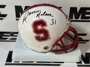 Darrin Nelson Autographed Stanford Cardinals Mini Football Helmet