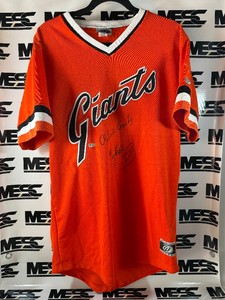 Orlando Cepeda and Gaylord Perry Autograph w MLB Authenticity San Francisco Giants Jersey Size 44
