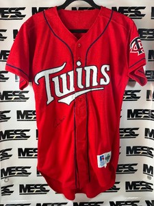 Paul Molitor Autographed Minnesota Twins Russell MLB Authentic Baseball Jersey Size 40