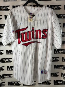 Paul Molitor Autographed Minnesota Twins Russell Athletic Baseball Jersey Size Large