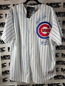Fergie Jenkins Autograph w MLB Authenticity New with Tags Majestic MLB Authentic Chicago Cubs Fukuome Baseball Jersey Size XL