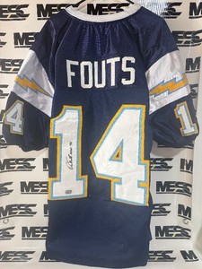 Dan Fouts Autograph w Authenticity San Diego Chargers Football Jersey