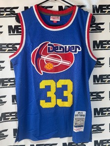 David Thompson Retro Denver Nuggests 1975-76 Hardwood Classics Mitchell and Ness Basketball Jersey (not signed)