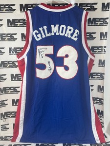 Artis Gilmore Autographed University of Kentucky 1974-75 Mitchell and Ness Hardwood Classics Basketball Jersey Size 54