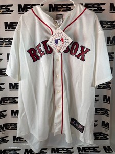 Boston Red Soz Aucoin New With Tags Size XL Majestic MLB Baseball Jersey