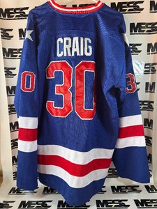 Jim Craig Team USA Hockey Jersey Size XL