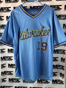 Robin Yount Milwaukee Brewers Baseball Jersey Size Large