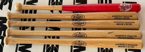 5 Mini Baseball Bats - Louisville Slugger Museum and Factory and Minnesota Twins