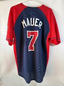 Joe Mauer Minnesota Twins Baseball Jersey Size Large