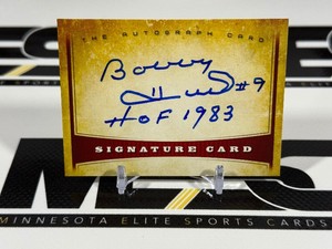 Bobby Hull Auto On-Card Signature Hockey Card
