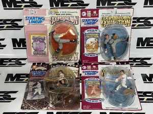 (4) Cooperstwon Collection Starting Lineup Baseball Figures
