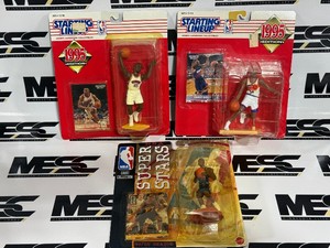 (3) Basketball Starting Lineup Figured - Charles Barklety, Clarence Weatherspoon, Antawn Jamison