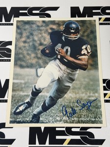 Gale Sayers Autographed Chicago Bears Football Photo