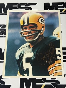 Paul Hornung Autographed 8c10 Green Bay Packers Football Photo