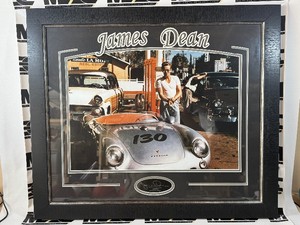 James Dean Print Custom Framed Piece