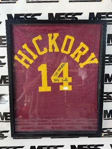 Brad Long Autograph w JSA Authenticity Hooseries Hickory Basketball Jersey