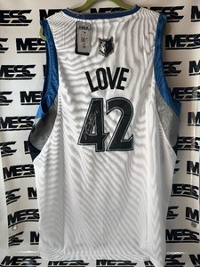 Kevin Love Autographed Minnesota Timbwewolves Jersey - New With Tags Adidas NBA Size XXL  2 Length