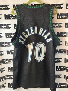 Wally Szerbiak Autographed Minnesota Timberwolves Jersey - New With Tags Nike NBA Size XL