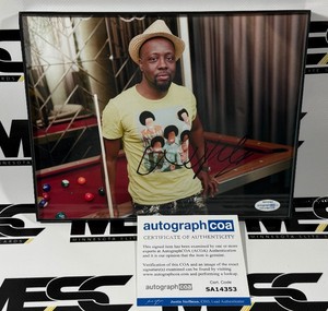 Wyclef Jean Autograph Photo w Authenticity