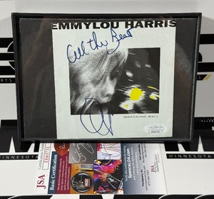 Emmylou Harris Autograph Album Cover w JSA Authenticity