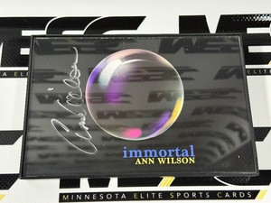 Ann Wilson Autograph Immortal Album Cover