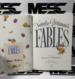 Natalie Portman Autograph Fables Book