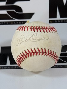 Herb Carneal Autographed Baseball Rawlings OALB Budig Ball