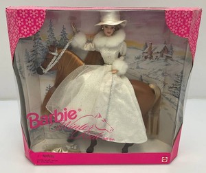 Vintage Collectible Barbie Winter Ride Gift Set (New Old Stock)