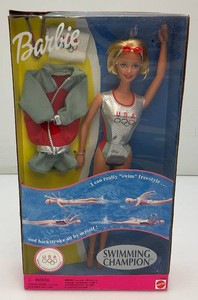Vintage Collectible Barbie Swimming Champion (New Old Stock)