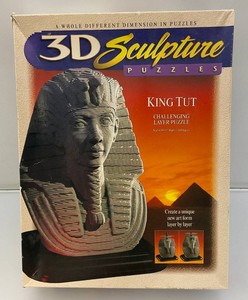 Collectible 3D KING TUT Sculpture Puzzle In Original Box