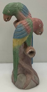 Hand Carved Wooden Parrot Sculpture 20