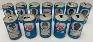 1977 RC Cola Collectible Baseball player Cans