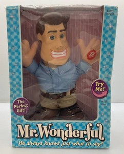 Vintage Talking Mr. Wonderful In Original Box (New Old Stock)