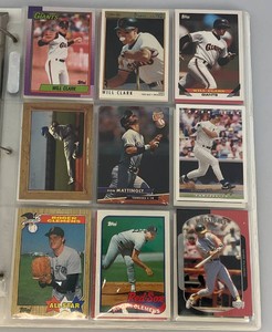Misc. Collectible Baseball Cards In Album Including Ken Griffey Jr. And More