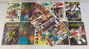 Misc. Collectible Comics Including The Young All-Stars And more (Bagged And Carded)