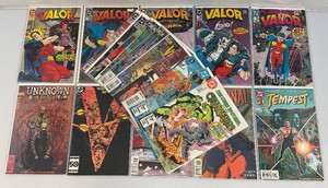 Misc. Collectible Comics Including Valor And more (Bagged And Carded)