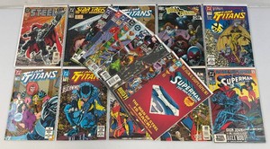 Misc. Collectible Comics Including Steel And more (Bagged And Carded)