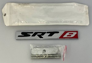 Genuine Mopar Chrysler Dodge Jeep SRT 8 Nameplate Badge Emblem (Factory Sealed)