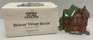Vintage Department 56 The Heritage Village Collection Dickens Village Series Browning Cottage In Original Box