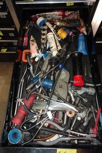 Contents of Drawer - Torch, Ridgid Pipe Cutter