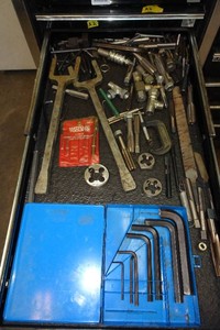 Contents of Drawer - Pickle Forks, Hex Keys
