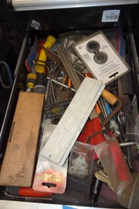 Contents of Drawer - Hex Keys, Files