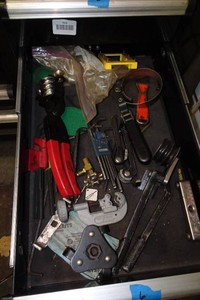 Contents of Drawer - Tubing Benders, Hex Keys