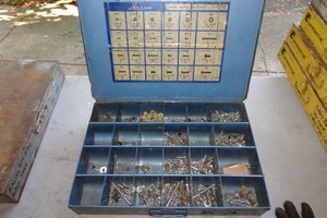 Hardware Organizer with Self Tapping Screws