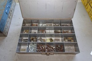 Hardware Organizer with Wood Screws