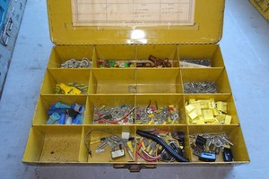 Hardware Organizer with Electrical Connectors