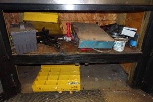 Contents of Cabinet - Organizers, Bits, Drill